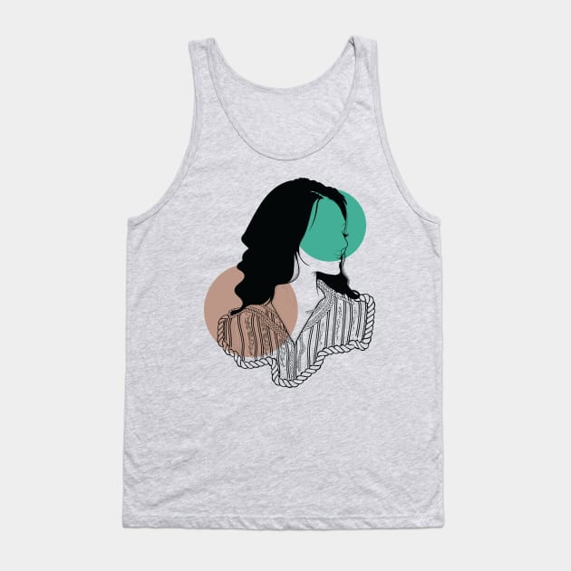 Smiling through it all Tank Top by Frajtgorski